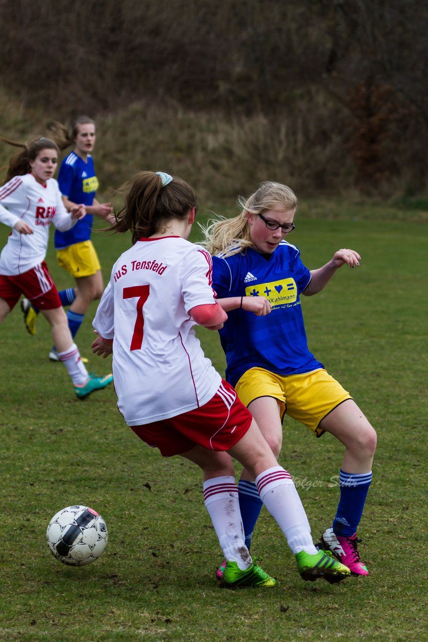 Bild 167 - B-Juniorinnen Tus Tensfeld - TSV Gnutz o.W. : Ergebnis: 1:3